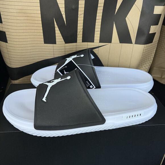 Nike Air Jordan Jumpman Slide Black White Size 8 Mens Sandals FQ1598 010 NWT main image 12